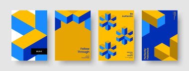 Yaratıcı Arka plan Tasarımı. İzole Kitap Kapağı Şablonu. Geometrik Sancak Düzeni. İş sunumu. Broşür. El ilanı. Rapor verin. Poster. Broşür. Haber bülteni. Reklamcılık. Katalog. Not Defteri