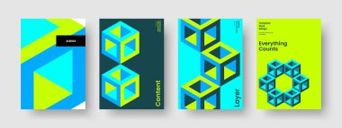Yaratıcı Flyer Tasarımı. Geometrik Poster Düzeni. Modern İş Sunum Şablonu. Broşür. Kitap kapağı. Pankart. Rapor verin. Geçmişi. Marka Kimliği. Haber bülteni. Katalog. Günlük. Dergi