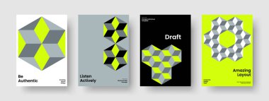 Soyut Poster Düzeni. Yaratıcı İş Sunum Şablonu. Modern Arkaplan Tasarımı. Kitap kapağı. Rapor verin. Broşür. El ilanı. Pankart. El ilanı. Günlük. Haber bülteni. Marka Kimliği. Broşür