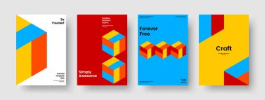 Modern Kitap Kapağı Şablonu. Yaratıcı Poster Düzeni. İzole Rapor Tasarımı. Broşür. El ilanı. Pankart. İş sunumu. Geçmişi. Not defteri. Broşür. Haber bülteni. Portföy. El ilanı