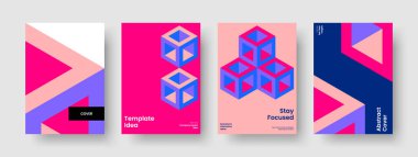 Geometrik Kitap Kapağı Şablonu. Soyut Rapor Düzeni. Modern İş Sunumu Tasarımı. Poster. Geçmişi. Broşür. Pankart. El ilanı. Günlük. Haber bülteni. Broşür. Not defteri. Marka Kimliği