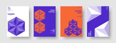 Soyut Broşür Şablonu. Geometrik Sancak Düzeni. Modern Kitap Kapağı Tasarımı. Geçmişi. İş sunumu. Rapor verin. Poster. El ilanı. Portföy. Haber bülteni. Marka Kimliği. Broşür. Katalog