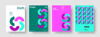 Soyut Rapor Şablonu. Modern İş Sunumu Mizanpajı. İzole edilmiş Bayrak Tasarımı. El ilanı. Broşür. Kitap kapağı. Poster. Geçmişi. Marka Kimliği. Broşür. Haber bülteni. Günlük. Portföy