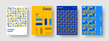 İzole Rapor Düzeni. Yaratıcı İş Sunum Şablonu. Geometrik Flyer Tasarımı. Pankart. Broşür. Geçmişi. Poster. Kitap kapağı. Marka Kimliği. Haber bülteni. Not defteri. Dergi. Katalog