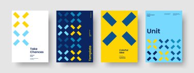 Soyut Flyer Tasarımı. Geometrik Arkaplan Şablonu. İzole Rapor Düzeni. Broşür. İş sunumu. Poster. Pankart. Kitap kapağı. Marka Kimliği. Reklamcılık. Dergi. Portföy. Katalog