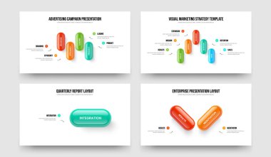 Finansal Analiz Dört Beş Bir İki Element Diyagramı Çerçeve Tasarım Vektörü İllüstrasyon Seti. Büyüme Danışmanlığı 4512 Seçenek Bilgilendirme Sunum Şablonu Koleksiyonu.