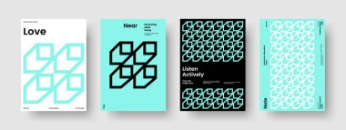 Modern Kitap Kapağı Şablonu. Geometrik Rapor Düzeni. İzole Poster Tasarımı. Geçmişi. El ilanı. Pankart. İş sunumu. Broşür. Reklamcılık. Dergi. Not defteri. Günlük. Haber bülteni