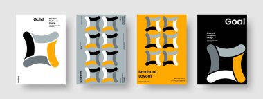 Geometrik Flyer düzeni. İzole edilmiş Arkaplan Şablonu. Soyut Broşür Tasarımı. İş sunumu. Poster. Rapor verin. Kitap kapağı. Pankart. Broşür. Haber bülteni. Dergi. Portföy. Reklamcılık