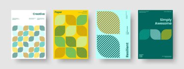 Yaratıcı Poster Düzeni. Soyut Banner Şablonu. İzole Broşür Tasarımı. İş sunumu. Kitap kapağı. Rapor verin. El ilanı. Geçmişi. Broşür. Dergi. Günlük. Portföy. Marka Kimliği