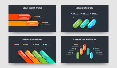 Yatırımcı Planlama İki Üç Dört Beş Adım Bilgi Kaydırma Şablonu Çizim Paketi. Pazarlama Stratejisi 2345 Element Diyagramı Çerçeve Düzeni Koleksiyonu.
