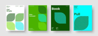 Soyut Broşür Şablonu. Yaratıcı İş Sunumu Tasarımı. İzole Rapor Düzeni. Kitap kapağı. El ilanı. Poster. Geçmişi. Pankart. El ilanı. Günlük. Broşür. Broşür. Marka Kimliği