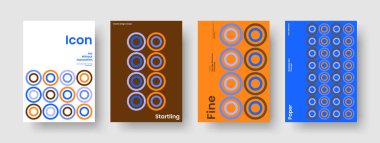 Soyut Broşür Tasarımı. Geometrik Arkaplan Düzeni. İzole edilmiş Flyer Şablonu. Pankart. Poster. Rapor verin. İş sunumu. Kitap kapağı. Not defteri. Broşür. El ilanı. Dergi. Günlük