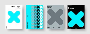 Geometrik İş Sunum Düzeni. Soyut Flyer Tasarımı. İzole Broşür Şablonu. Pankart. Rapor verin. Kitap kapağı. Geçmişi. Poster. Broşür. El ilanı. Katalog. Dergi. Not defteri. Portföy