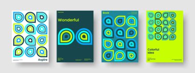 Yaratıcı İş Sunum Şablonu. Soyut Kitap Kapağı Tasarımı. Geometrik Flyer düzeni. Broşür. Pankart. Poster. Geçmişi. Rapor verin. Reklamcılık. Broşür. Not defteri. Marka Kimliği. El ilanı