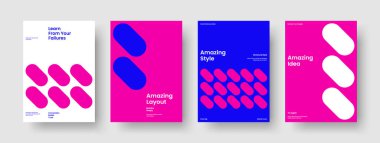 Yaratıcı Poster Tasarımı. Soyut Broşür Şablonu. Modern İş Sunumu Mizanpajı. Rapor verin. Pankart. Kitap kapağı. El ilanı. Geçmişi. Haber bülteni. Günlük. Reklamcılık. Broşür. Portföy