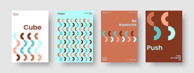 Geometrik Flyer Şablonu. Yaratıcı Rapor Düzeni. İzole Kitap Kapağı Tasarımı. Pankart. Geçmişi. Poster. İş sunumu. Broşür. Haber bülteni. Günlük. Dergi. El ilanı. Marka Kimliği