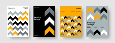 İzole edilmiş iş sunum düzeni. Soyut Poster Şablonu. Yaratıcı Rapor Tasarımı. Broşür. Pankart. Geçmişi. El ilanı. Kitap kapağı. Haber bülteni. Katalog. Marka Kimliği. Reklamcılık. Portföy