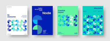 Geometrik Flyer Şablonu. Yaratıcı Broşür Tasarımı. İzole Poster Düzeni. Geçmişi. Pankart. Rapor verin. Kitap kapağı. İş sunumu. Broşür. Günlük. Dergi. El ilanı. Marka Kimliği