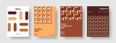 Modern İş Sunumu Mizanpajı. Yaratıcı Broşür Şablonu. Geometrik Kitap Kapağı Tasarımı. Pankart. Geçmişi. El ilanı. Rapor verin. Poster. Not defteri. Haber bülteni. Broşür. Günlük. El ilanı. Portföy