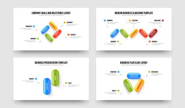 Görsel Danışmanlık 4-5-2-3 Basamaklı Bilgi Kaydırma Şablonu Tanımlama Ayarları. Kurumsal Çözüm 4523 Seçenek Diyagramı Sunum Tasarım Koleksiyonu.