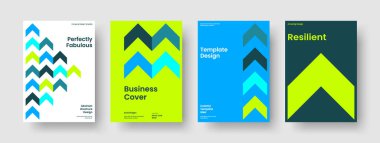 Yaratıcı İş Sunumu Modeli. İzole Rapor Tasarımı. Geometrik Sancak Şablonu. El ilanı. Broşür. Poster. Geçmişi. Kitap kapağı. Günlük. Katalog. Marka Kimliği. Broşür. Portföy