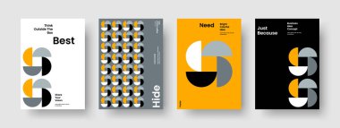 Yaratıcı Broşür Tasarımı. Modern Arkaplan Düzeni. İzole edilmiş Flyer Şablonu. Rapor verin. Poster. İş sunumu. Kitap kapağı. Pankart. Portföy. Haber bülteni. Katalog. Günlük. Not defteri. Broşür