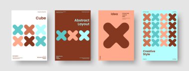 Geometrik Rapor Düzeni. Modern Broşür Tasarımı. İzole iş sunum şablonu. Poster. Kitap kapağı. Geçmişi. El ilanı. Pankart. Günlük. Not defteri. Dergi. Portföy. Broşür. El ilanı