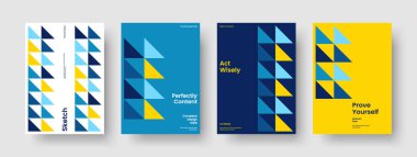 Soyut Rapor Tasarımı. Geometrik Broşür Şablonu. Modern Kitap Kapağı Düzeni. Geçmişi. İş sunumu. Poster. Pankart. El ilanı. Broşür. Broşür. Not defteri. El ilanı. Portföy. Katalog