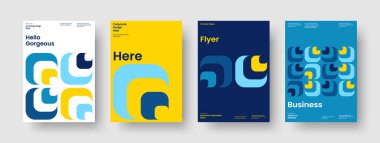 Yaratıcı Flyer Tasarımı. İzole edilmiş iş sunum düzeni. Geometrik Kitap Kapağı Şablonu. Geçmişi. Pankart. Broşür. Poster. Rapor verin. El ilanı. Broşür. Not defteri. Marka Kimliği. Dergi