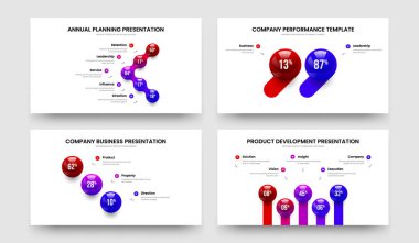 Atılgan 'ın 523. Adım Kaydırma Şablonu Koleksiyonu. Minimalist Öngörü Beş İki Üç Seçenek Diyagram Çerçeve Tasarım Vektörü Çizim Paketi.