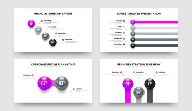 Profesyonel Genel Görünüm 4523 Seçenek Grafik Tasarım Paketi. Zarif Analiz Dört Beş İki Üç Adımlı Diyagram Kaydırma Şablonu Çizim Ayarları.