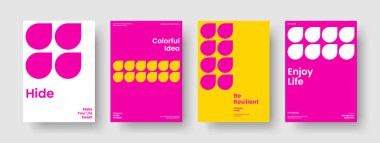 Geometric Flyer Layout. Modern Brochure Design. Creative Book Cover Template. Business Presentation. Poster. Report. Background. Banner. Journal. Portfolio. Pamphlet. Handbill. Advertising