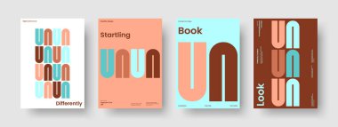 Abstract Brochure Layout. Isolated Book Cover Template. Geometric Flyer Design. Business Presentation. Banner. Background. Report. Poster. Advertising. Handbill. Brand Identity. Newsletter