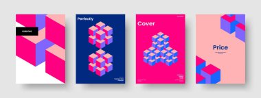 Modern Brochure Design. Geometric Flyer Layout. Isolated Banner Template. Poster. Book Cover. Report. Business Presentation. Background. Pamphlet. Catalog. Leaflet. Notebook. Advertising. Magazine