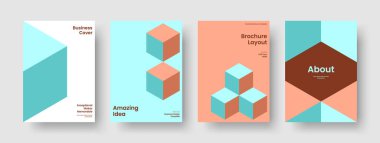 Isolated Poster Template. Geometric Banner Layout. Abstract Business Presentation Design. Background. Report. Brochure. Book Cover. Flyer. Portfolio. Handbill. Advertising. Notebook. Journal