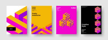 Isolated Poster Layout. Modern Book Cover Design. Geometric Report Template. Brochure. Flyer. Banner. Background. Business Presentation. Catalog. Leaflet. Brand Identity. Handbill. Pamphlet