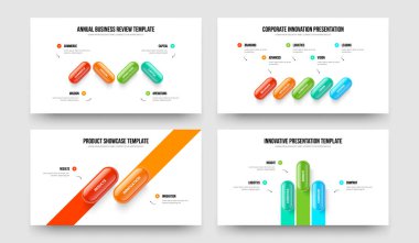 Danışmanlık Analizi Dört Beş İki Üç Adım Diyagram Kaydırma Şablonu Çizim Koleksiyonu. Şirket Teklifi 4523 Seçenek Slayt Gösterisi Düzeni Paketi.