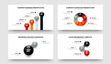 Kurumsal İnceleme 4523 Seçenek Grafik Tasarım Seti. Basit Profil Dört Beş İki Üç Adım Diyagram Kaydırma Düzeni Vektör Resimleme Koleksiyonu.