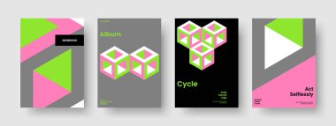 Yaratıcı Sancak Şablonu. Soyut İş Sunum Düzeni. Geometrik Poster Tasarımı. Geçmişi. Rapor verin. Broşür. El ilanı. Kitap kapağı. Reklamcılık. Dergi. Broşür. Günlük. Broşür. Katalog