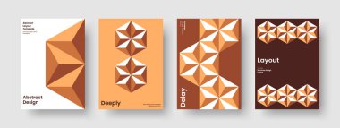 Yaratıcı İş Sunumu Tasarımı. Soyut Broşür Şablonu. Geometrik Sancak Düzeni. Rapor verin. Poster. Kitap kapağı. Geçmişi. El ilanı. Günlük. Broşür. Broşür. Katalog. Dergi. Reklamcılık