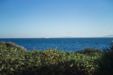 Güzel deniz manzarası. doğa arkaplanı