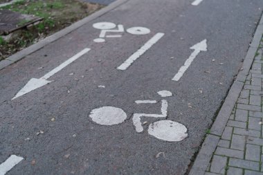 Şehirde bisiklet yolu