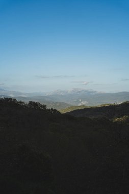 Dağların güzel manzarası