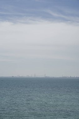 Barselona şehrinin manzarası