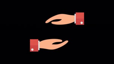 .Animated Money insurance icon designed in flat icon style, business or finance concept icon.