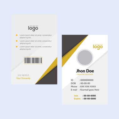 Yaratıcı Şablon İş Kartı. Modern iş kartları. Profesyonel ve soyut kart şablonları şirketiniz ve iş unvanınız için mükemmel. Vektör tasarım şablonları. Temiz kartvizitler.