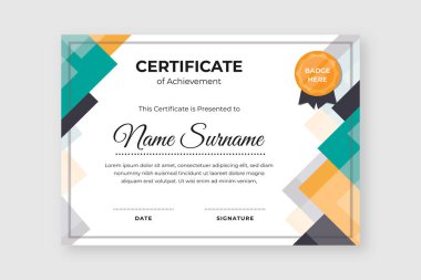 Başarı şablonu sertifikası
