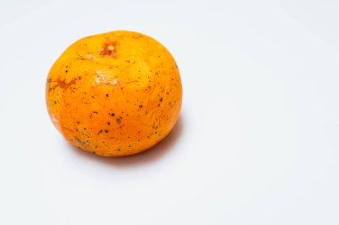Beyaz üzerine izole edilmiş portakal meyvesi