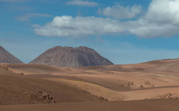 Vista Del Desierto Atacama Chile Desierto Más Seco Del Mundo — Foto de Stock
