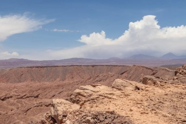 Arid landscape near Catarpe valley, the dryest part of Atacama, the most arid desert of the world